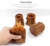 Vent Squeeze Toy Evil Squirrel Cup Decompression Pinch Fidget Toys Flying Mouse Cartoon Animal Pen Holder Prank Squishy for Children Christmas Halloween Gift