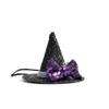 New Europe Baby Girls Cute Witch Hat Headband Kids Sealins Bowknot Pointy Cap Hairband Barn Bandanas Elastisk Huvudband C3