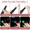 Nail Manicure Set 35000RPM Nail Drill Machine For Manicure Nail File With Touch Screen Acrylic Electric Nail Drill Milling Cutter Nail Art Tools 230811