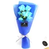 NOUVEAUBouquets créatifs de savon de fleur de rose Mariage Saint Valentin Fêtes des mères Enseignants Cadeau Fleurs décoratives LLD12732