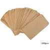 Çiziciler POTS 100PCSPack Kraft Kağıt Tohum Zarfları Mini Paketler Bahçe Ev Depolama Çantası Yemek Çayı Küçük Hediye1880725