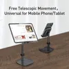Supporto del telefono del desktop telescopico per tablet Pad Supporto per il supporto del desktop per il supporto della tabella del telefono cellulare Mobile del supporto del telefono mobile