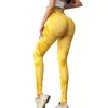 요가 복장 여성 섹시한 푸시 위로 스포츠 legging 높은 허리 바지 2021 운동 피트니스를위한 탄성 Bu 바지 스포츠를 인쇄합니다.