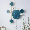 Wall Clocks Large Clock Modern Design House Fashion Art Metal Glass 3D Watch Sticker For Living Room Decoration