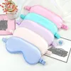 Sleeping beauty sleep mask Patch Silk Soothing Relaxing for Girl Women Men Soft Portable Blindfold Travel double cotton lining satin cotton