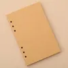 165 * 235mm Gezginler Vintage Notepads PU Deri Boş Kraft Günlüğü Dizüstü Dergisi Sketchbook Kırtasiye Okul Ofis Malzemeleri LLE11417