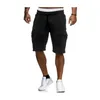 Alta Qualidade 2020 Verão Plissado Striped Harem Joelho Comprimento Shorts Straight Elastic Waist Fitness Jogadores de Fitness Hip Hop Homens C0222