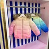 Manteau en duvet Design enfants chaud laine col coton veste 2021 hiver garçons et filles épaissi vêtements d'extérieur