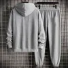 OEIN Casual Tracksuit Men Hooded Sweatshirt Outfit Autumn Mens Sets Sportswear Male Hoodie+Pants 2PCS Jogging Sports Suits 211123
