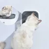 Dog Water Bowl Machine Border Floating Cat Slow Feeder Dispenser Anti-Overflow Pet Fountain 210615