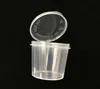 1oz 일회용 플라스틱 부분 컵 조미료 소스 스낵 수플레 드레싱, 젤로 샷 컵 컨테이너 포장 상자 무료 배송 SN2415
