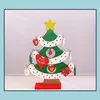 Christmas Decorations Festive & Party Supplies Home Garden Wooden Tree Aessories Diy Handcrafted Ornament Decor Lovely Drop Delivery 2021 Se