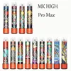 E-cigarettångor Maskking High Pro Max 1500 Puffar Engångs Vape Pen 850 mAh Batteri P Puff Bae Plus XXL