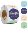 colors set Adhesive Stickers 500PCS Roll 1inch 1.5inch 3.8cm Round Label For Holiday Presents Business