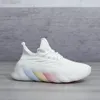 Jelly bodem regenboog oude schoenen vrouwelijke 2021 lente en zomer Koreaanse stijl vliegende geweven mesh ademend sneakers