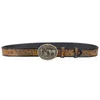 Cross and Horse Leather Belt Fashion Metals Sponge Rodeo för cowboy8835519