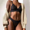 NXY Sexy Set Femme Sex Liengerie набор кружева прозрачный бюстгальтер установить точечные сетки Bralette Женщины толкнувшись от brassiere t задние трусики наборы backload v шея 1128