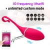 NXY Eggs App Bluetooth Wireless Control Vibrator USB Vibrations Hopp Vibratorer Kegel Vaginal Stram Övning Geisha Ball Ben Wa 1124