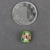 50pcs chineses cloisonne filigree esmalte pequeno retângulo retângulo de miçangas de jóias DIY Brincos de cinturões de colar