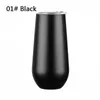 55% korting 6 oz Wijn Tumbler Mokken 12 Kleuren Geïsoleerde Vaccum Cup Rvs Glas Water Bier Mok voor Home Outdoor YouPin 50PCS