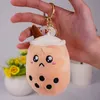 Bubble Tea Cup Boba Plush Kichain Torda