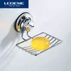 LEDEME Bathroom Shower Soap Box Dish Suction Wall Storage Plate Tray Holder Case Soap Holder L3702-1 211119