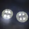 Parti 6 cm Glow Coaster Işık 4 LED Aydınlatma Şişe Çıkartmaları Şişeler Lambası Yanıp Sönen LED Işıklar Noel Noel NightClub Bar Vazo Dekorasyon için
