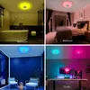 18 W 24 W 48 W RGB-Glühbirne, intelligente Musik-Glühbirnen, Bluetooth-Lautsprecher, E27, farbwechselnde UFO-Lichter mit Fernbedienung für Zuhause, Geschäft, Hotel, KTV, Bar-Dekoration