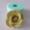 PRZY Stampo 3D Fiori di rosa Fiori di sapone in silicone Strumento per decorare torte Stampi per candele Stampi artigianali fai-da-te Strumenti di cottura in argilla per resina 210225