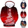 Men's Hoodies & Sweatshirts 2021 Streetwear And Women's Hoodie Merry Christmas 3d Santa Claus For Coupels