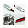 10ピース/ロットミニRGB LEDアンプコントローラDC12V 3X4A 12Aリピーター72Wアダプター5050 2835 5730ストリップライト