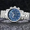 Montres de luxe en diamant pour hommes, bracelet en acier inoxydable de marque supérieure, montre à Quartz de 42mm pour hommes, tous les petits cadrans, chronographe de travail, montres-bracelets pour hommes, cadeau de la saint-valentin pour la fête des pères