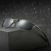 Aoron Polarized Sunglasses Men Alloy Frame Mens Rectangle Mirror Sun Glases for Sports UV400 Eyewear 3959371593