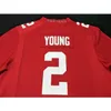 001 Ohio State Buckeyes Chase Young # 2 Real Embroidery College Football Jersey Size S-4XL of Custom Any Name of Number Jersey