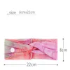 Yoga Hair Bands Women Tie-dye Classic Elasticity Fitness Candy color Girl Sports headband Comfortable breathable lu Absorb sweat Running non slip Turban LL