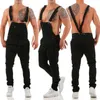 Мужские джинсы Спецодежда Slim Fit Boyfriend Jean Appsuits Весна Осенняя уличная одежда Джинсовая натуральная комбинезона Мужской Длинные Rompers Брюки S-3XL 211108