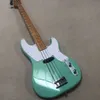 String Ti Bass Guitar Electric Bass Guitar Okoume Body Деревянная гитара Green Free Bass Bag High Gloss Finit