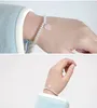 925 sterling silver round beads love ladies highend bracelet blue heart bracelet with original logo wholesale1717687