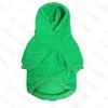 Green Sweater Pet Dog Apparel Designers Pets Sweatshirt Hoodie Topps Casual Teddy Dogs Sweaters Clothing242C