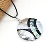 Pendant Necklaces Natural Shell Pearl Necklace High-Quality Round Charm For Romantic Jewelry Gifts Ladies 48x48 Mm