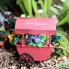 Fairy Garden Miniatures Wagon с винтажным металлическим металлом Craft Craft TackBarrow Cart Миниатюры садовых аксессуаров Орнаменты 210607