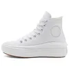 Converse Chuck Taylor All Star Platform Move Run Star Hike Lugged Motion Kadın Tüm Yıldızlar Çalıştırma Hareket Tuval Ayakkabıları Nefes Yüksek Üst Sneaker Kız Moda Kalın Alt