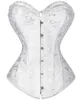 Bustiers & Corsets Women's Steampunk Spiral Steels Boned Corset Sexy Jacquard Overbust Corselet And Waist Cincher Shapewear P281l