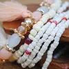 Chain Bracelets For Women Accessories Fashion Wooden Beads Bangles Charm Hand Heart Leaf Bracelet Boho Style Jewelry