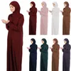 Vêtements ethniques Long Khimar Musulman Femmes À Capuche Hijab Robe Vêtement De Prière Jilbab Abaya Couverture Complète Ramadan Islamique Vêtements Niqab W221w