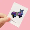 Pins, Brooches Colorful Yarn Sheep Enamel Pin Crochet Knitters Gift