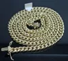 10k gouden ketting Miami Cubaanse ketting link touw 24 inch 6 mm geelgouden link2205611
