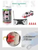 DHL-four-color Canned optional remote control car Mini tinned remotes controls cars children's toy with light Coke tank auto