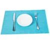 8 Farben für Esszimmermatten, hitzebeständige Tischsets, schmutzabweisende, waschbare PVC-Küchentisch RRF11001