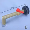 Équipements d'arrosage Adaptateur de réservoir IBC en plastique Connecteur de tuyau d'arrosage Remplacement de l'eau 1/2 3/4 1 pouce KSI999